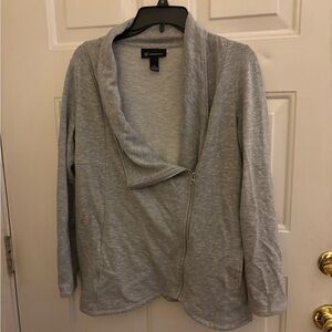 INC International Concepts Light Gray Women's Cardigan